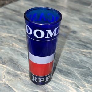 Dominican Republic Flag shot glass